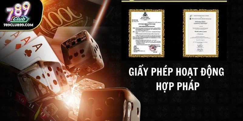 Giấy phép cá cược trực tuyến được cấp phép hợp pháp